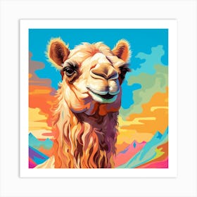 Camel Painting 3 Art Print