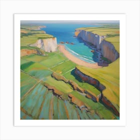 Cliffs Of St Michael Art Print