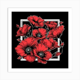 Red Poppies 3 Art Print