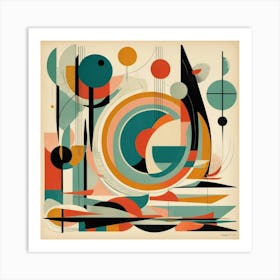 Default Mid Century Abstract Retros A Art 2 Art Print