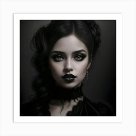 Latina Noir Art Print