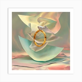 Engagement Ring 4 Art Print