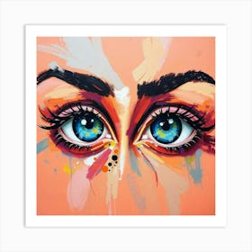 Eyes Of A Woman 2 Art Print