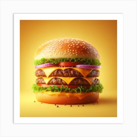 Burger5 Art Print