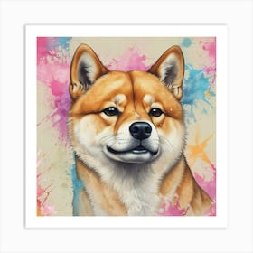 Shiba Inu 53 Art Print