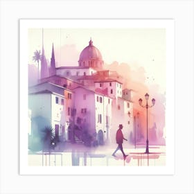 Watercolor Painting 13 Art Print