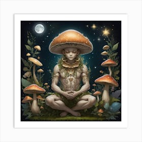 Mushroom Man 2 Art Print