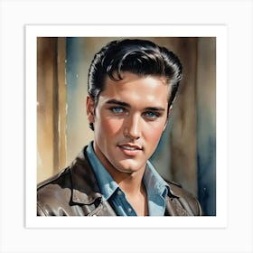 Golden Era Icon" Elvis Presley Art Print