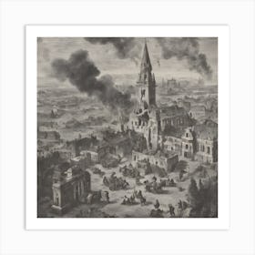 City Of Brussels Art Print