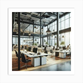 Modern Office Space 6 Art Print