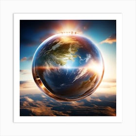 Earth From Space 8 Art Print