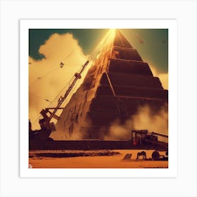 Pyramid Of Giza Art Print