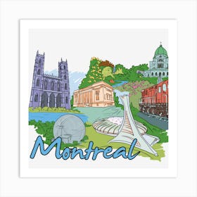 Montreal Art Print