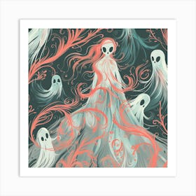 Ghost Girl 1 Art Print