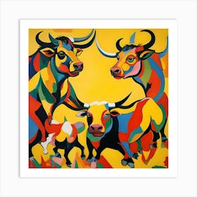 COW ABUNGA Art Print