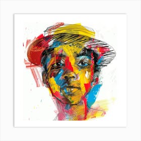 Man In A Hat 9 Art Print