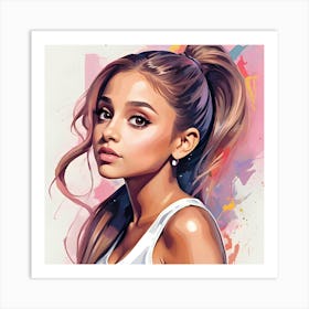 Ariana Grande Painting Art Print