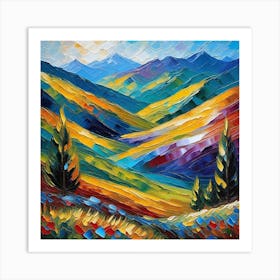 Landscape Painting 161 Art Print