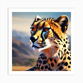 Cheetah Art Print