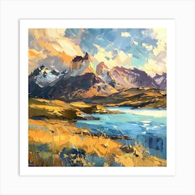 Chilean Mountains 1 Art Print