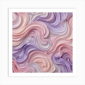 Abstract Wavy Texture Background Art Print