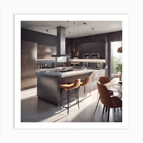 Modern Kitchen 1 Art Print