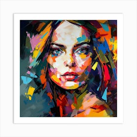 Portrait Of A Woman 19 Art Print