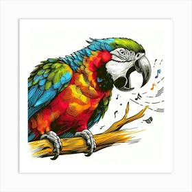 Parrot 3 Art Print