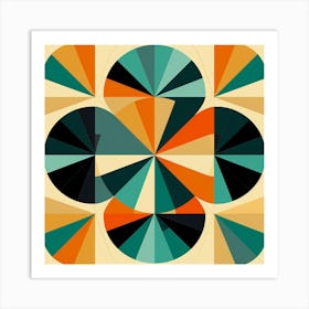 Abstract Geometric Pattern 52 Art Print