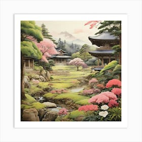 In The Garden Nara Park Japan Art Print 3 Art Print