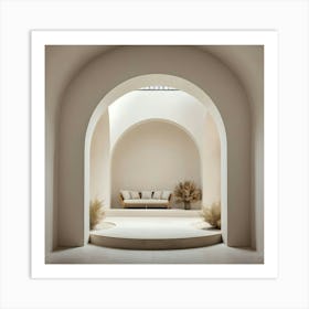 Arched Room 7 Art Print