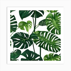 Jungle leaf Art Print