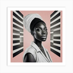 'Black Woman' Art Print