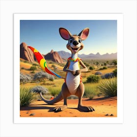 Kangaroo 1 Art Print