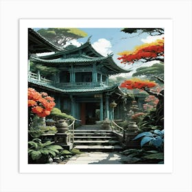 Asian House Art Print