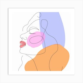 Portrait Of A Woman 5 Art Print