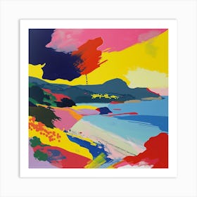 Abstract Travel Collection Guadeloupe 4 Art Print