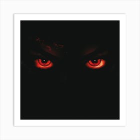 Creatai 24830 Two Vibrant Red Female Devil Eyes Staring Direc A251f18e 2dbc 43e9 A299 2b87d7762ef7 1 Art Print