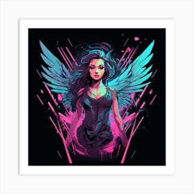 Angel Wings 5 Art Print