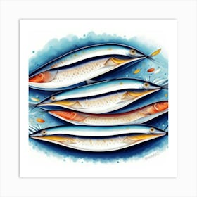 Sardines 3 Art Print