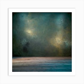 Empty Room With Wooden Floor 2 Art Print