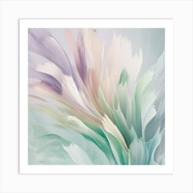 Abstract Floral Painting 4 Art Print