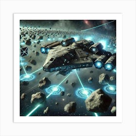 Asteroid Shielding Special Ability Art Print