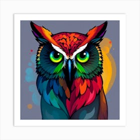 Colorful Owl 9 Póster