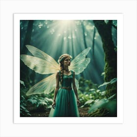 Fairy of the woods 1 Art Print