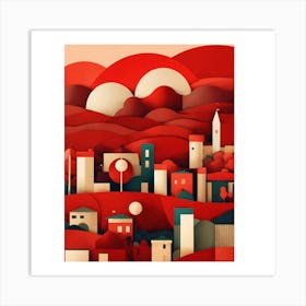 Cityscape Art Print