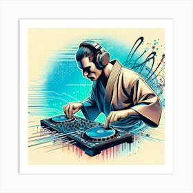 Dj Dj 9 Art Print