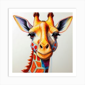 Giraffe 134 Art Print