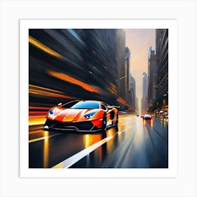 Lamborghini 93 Art Print