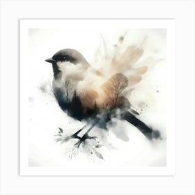 Bird In The Forest Art Print